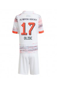 Bayern Munich Michael Olise #17 Babyklær Borte Fotballdrakt til barn 2025-26 Korte ermer (+ Korte bukser)